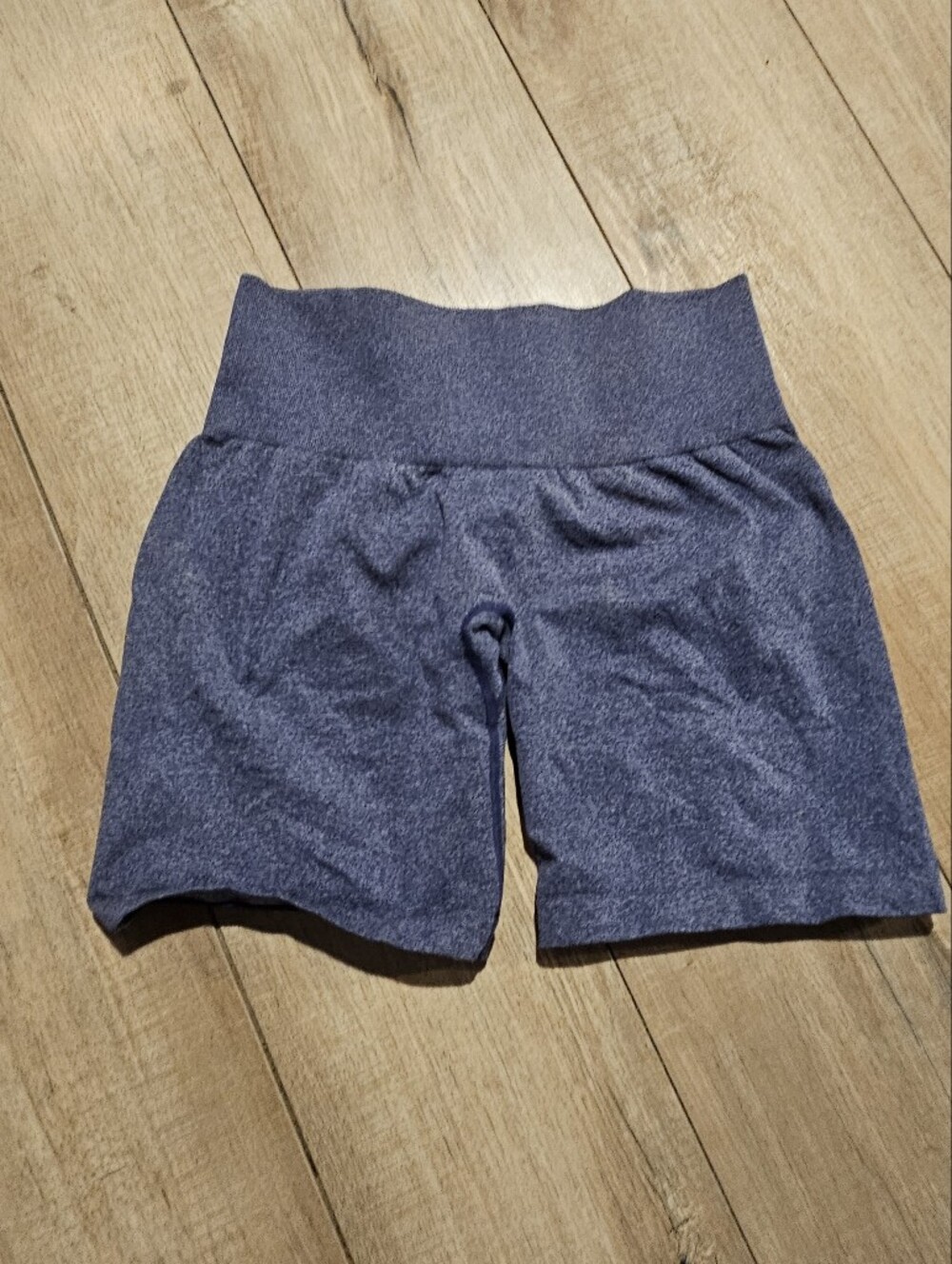NVGTN Women's Athletic High-Waist Shorts in Navy Heather